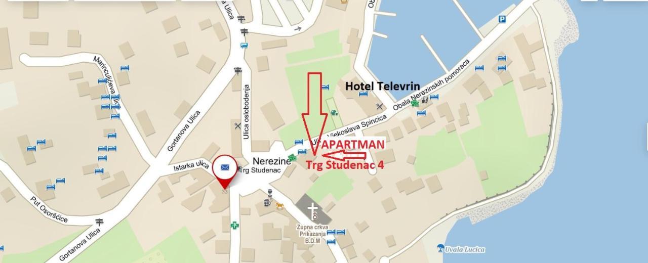 Nerezine Apartmany Centrum Экстерьер фото