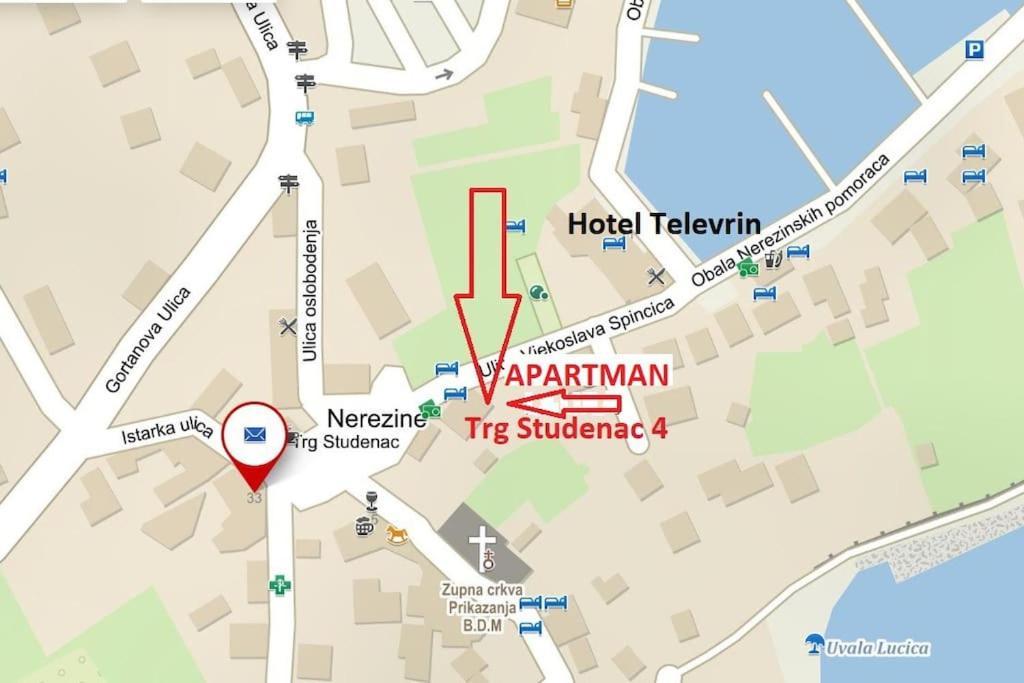 Nerezine Apartmany Centrum Экстерьер фото